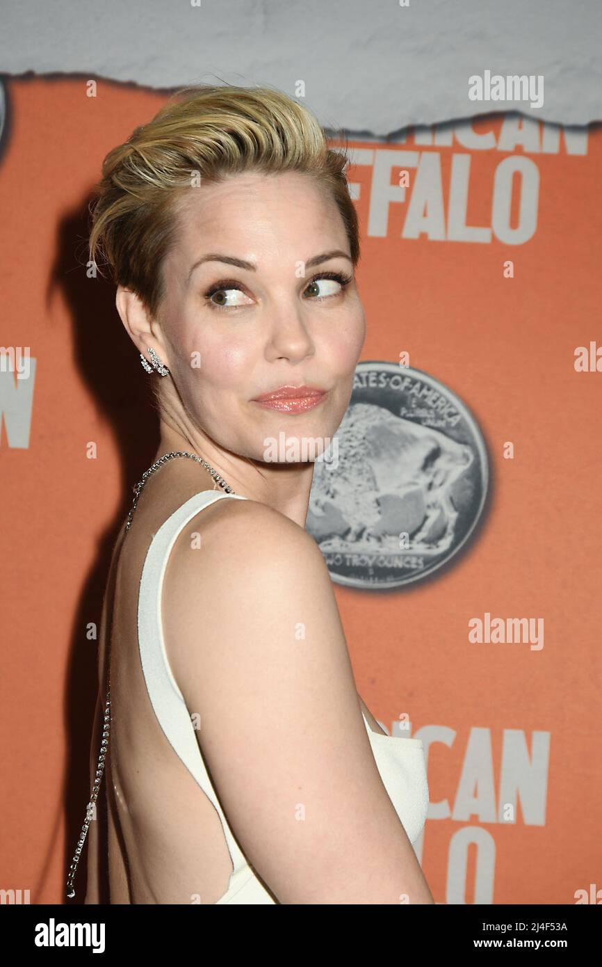 Leslie Bibb attends the Broadway Opening of "American Buffalo" on April 14,  2022 at The Circle in the Square Theatre in New York, New York, USA. Robin  Platzer/ Twin Images/ Credit: Sipa