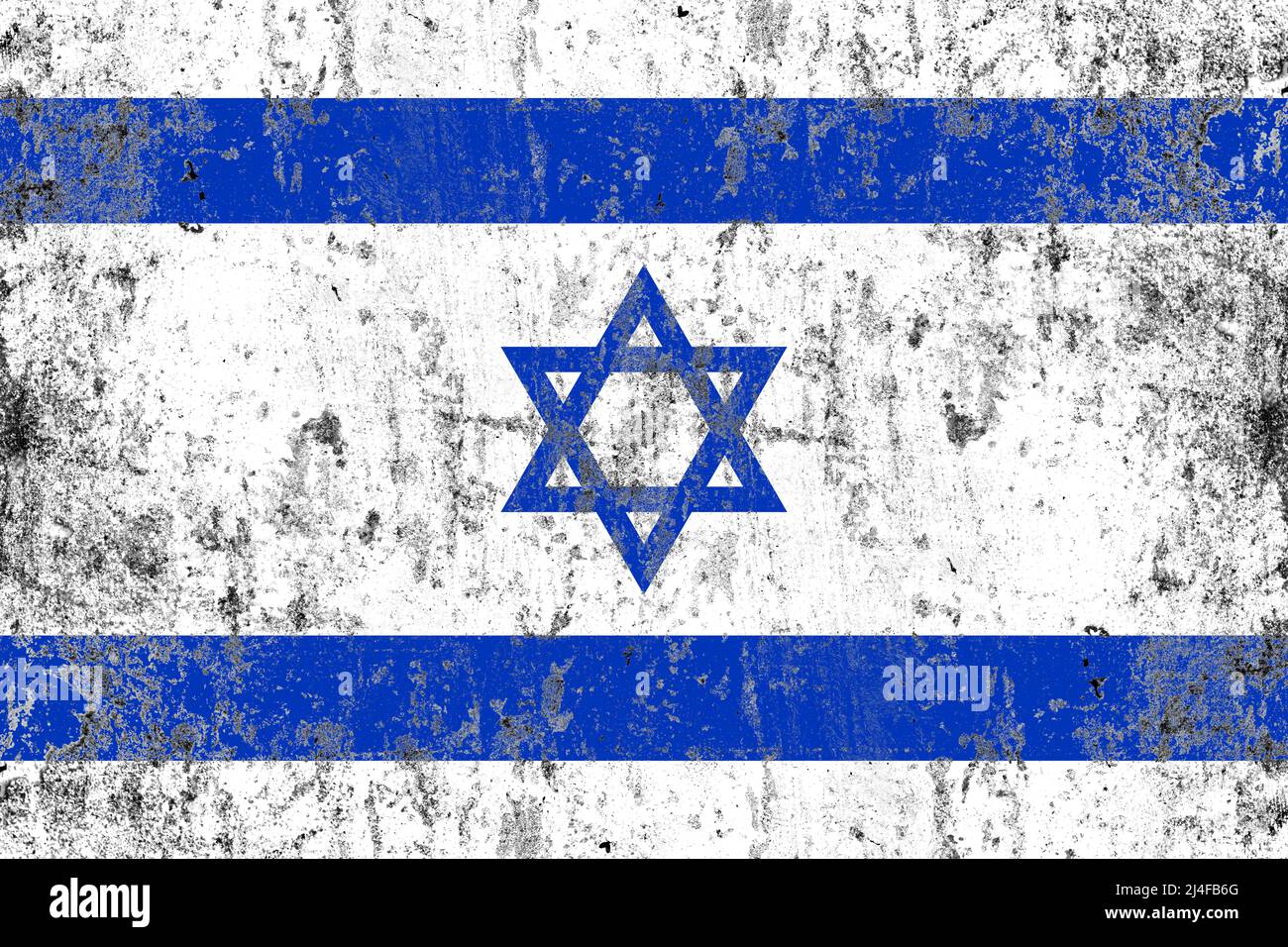 Israel flag on brick wall hi-res stock photography and images - Alamy