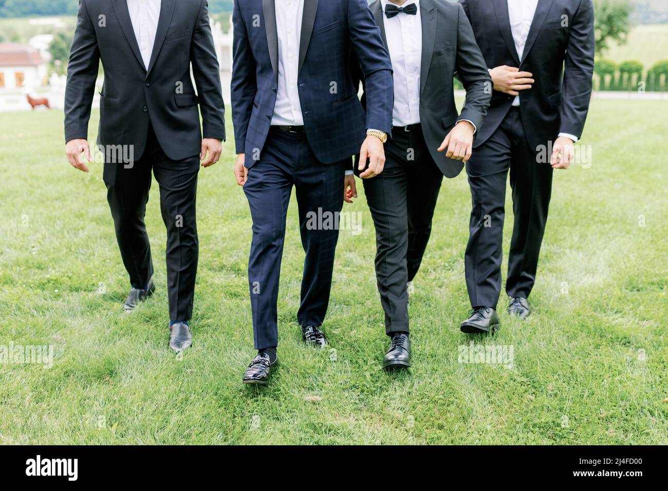 Group men walking suits hires stock photography and images Alamy