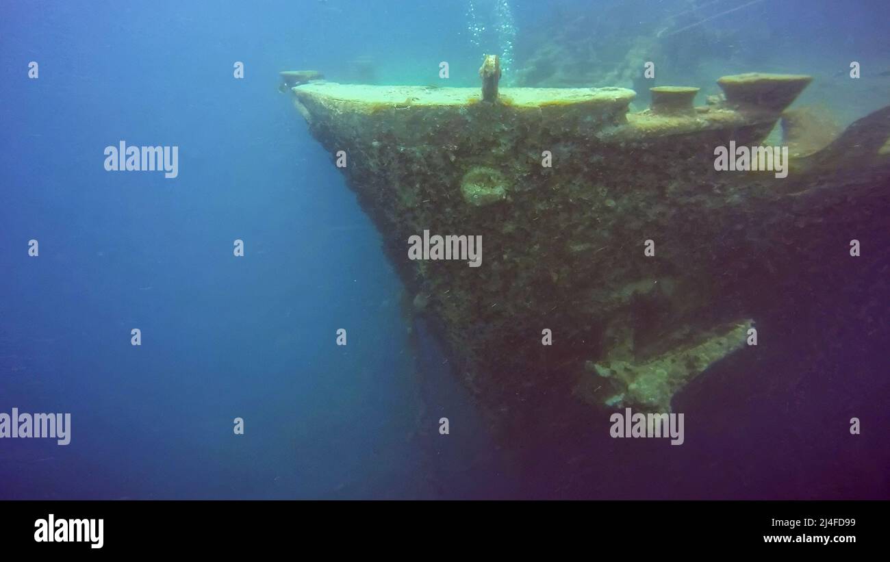 The wreck of the SS Thistlegorm in the Red Sea, Egypt Stock Photo - Alamy
