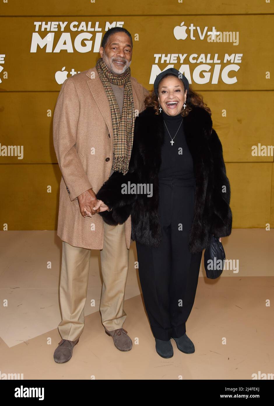 Norm Nixon, Debbie Allen, and Magic Johnson attend the Los Angeles News  Photo - Getty Images