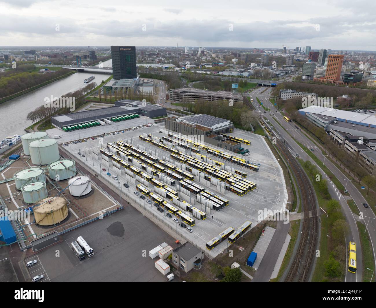Utrecht, 8th of april 2022, The Netherlands. Utrecht bus garage