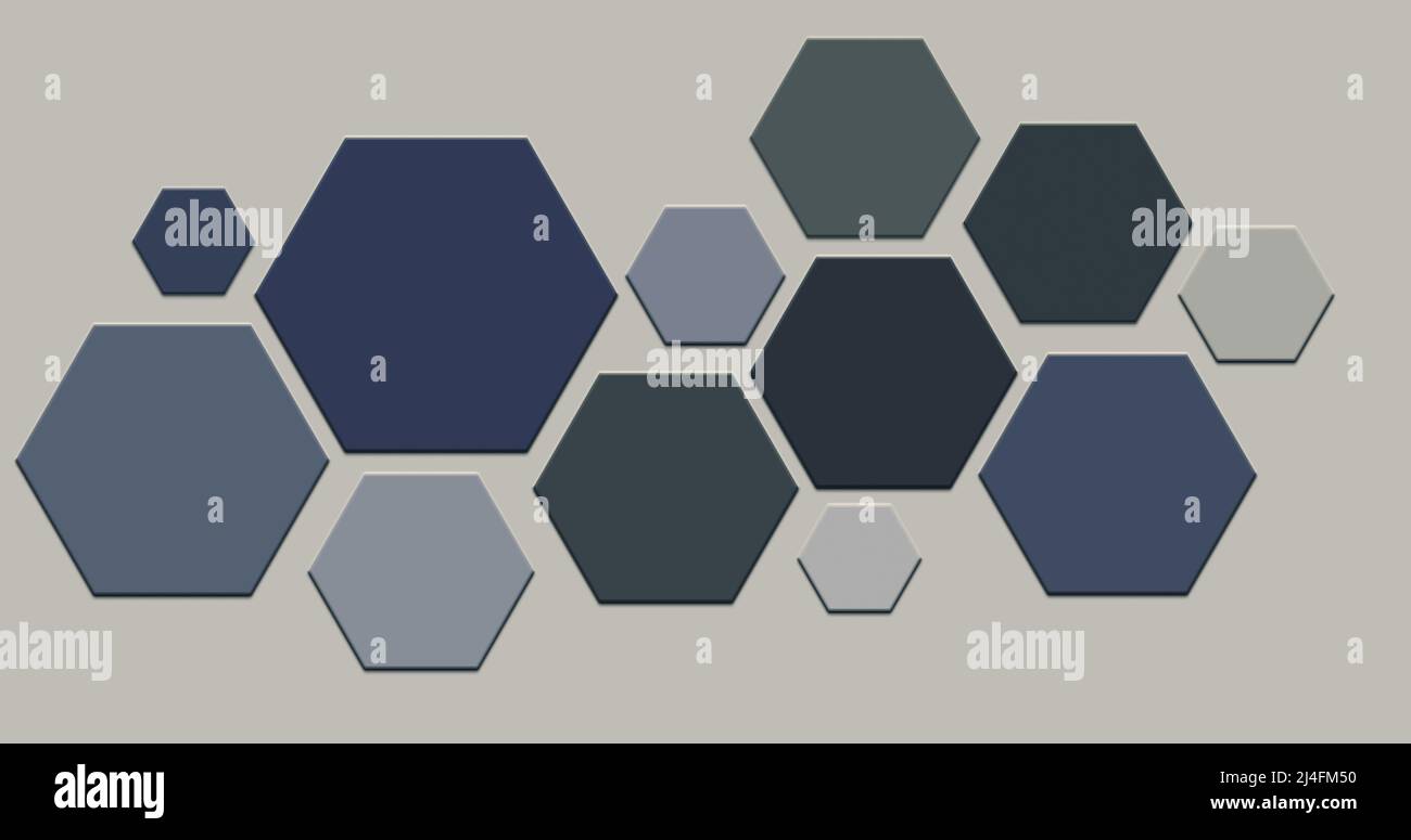 Abstract Hexagonal Texture Abstract colorful hexagons structure texture for art technology ...