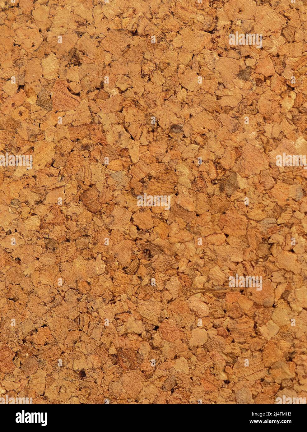 Background pattern provided by a close up of cork matting Stock Photo