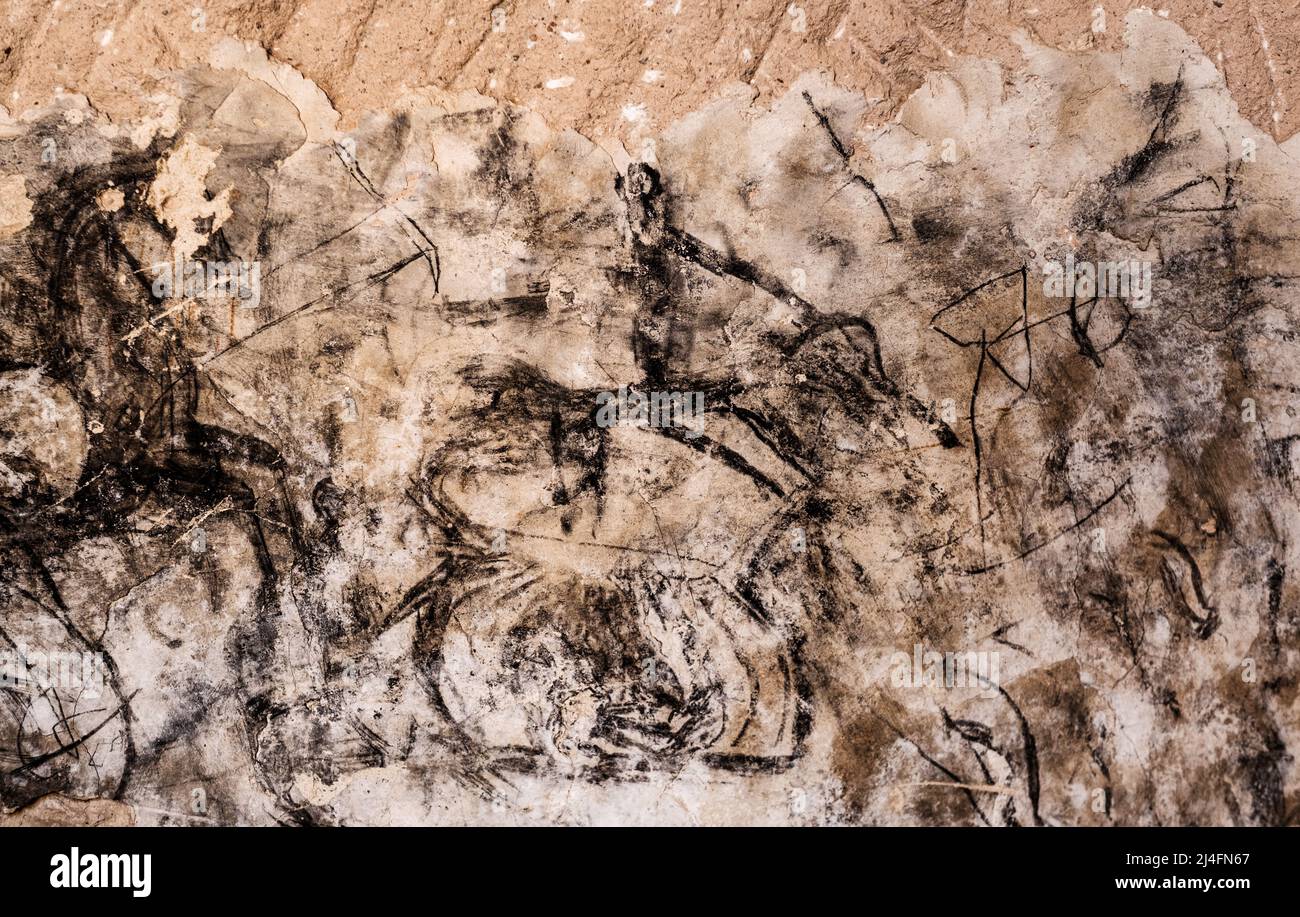 Charcoal painting in Cappadocia, Turkey Stock Photo - Alamy