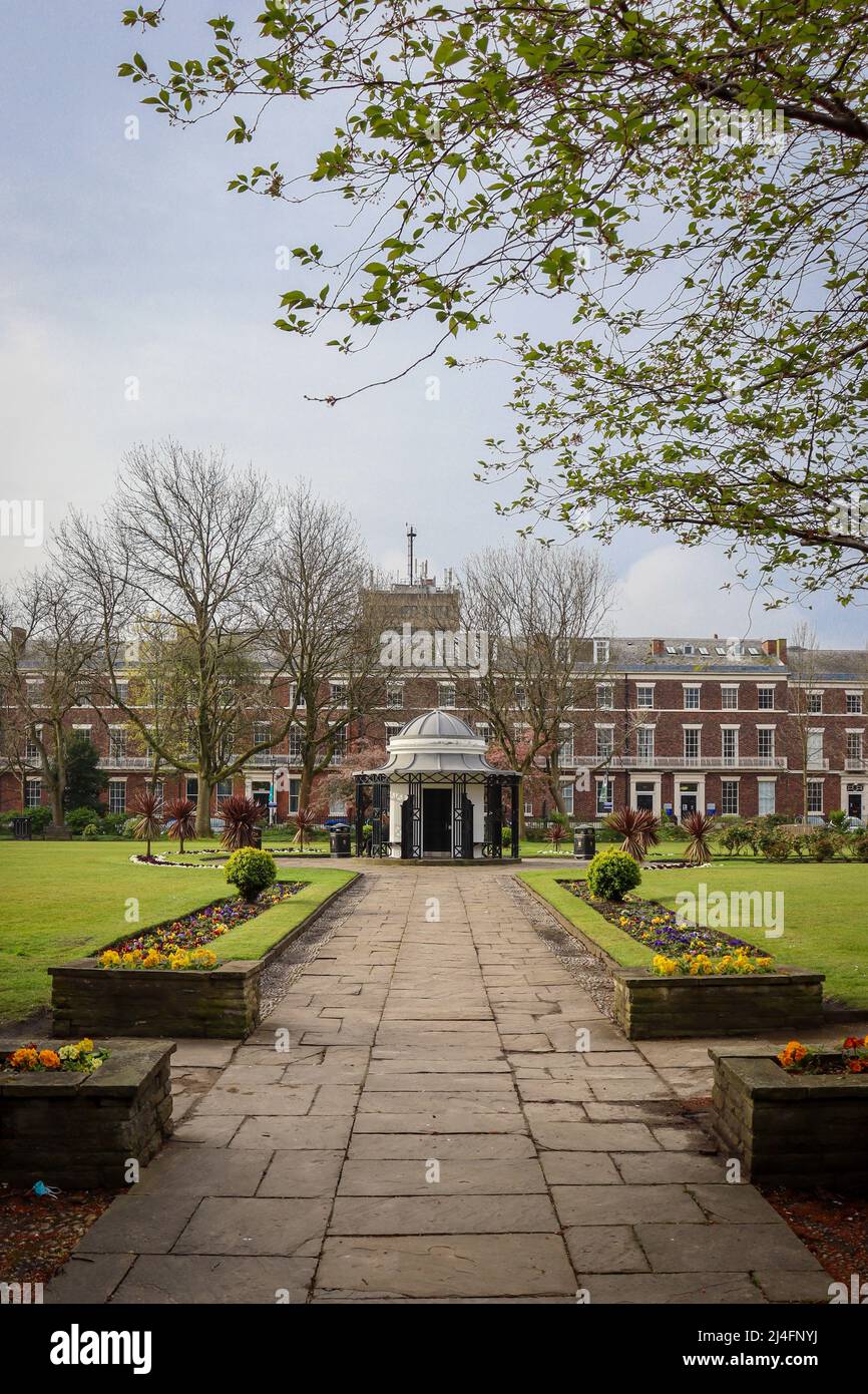 Abercromby Square Park, Oxford Street, Liverpool Stock Photo