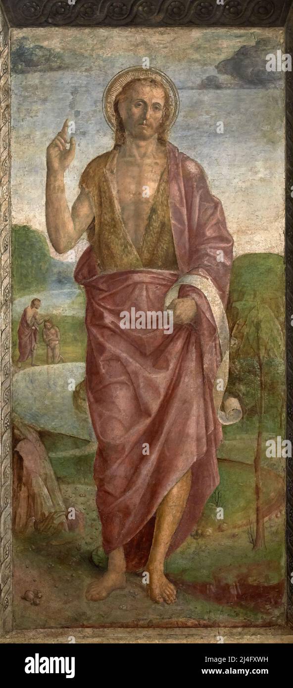 San Giovanni Battista - affresco staccato - Vincenzo Foppa - 1489 ...