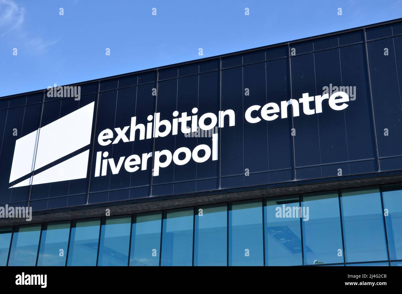 Liverpool Exhibition Centre on the Kings Dock Stock Photo