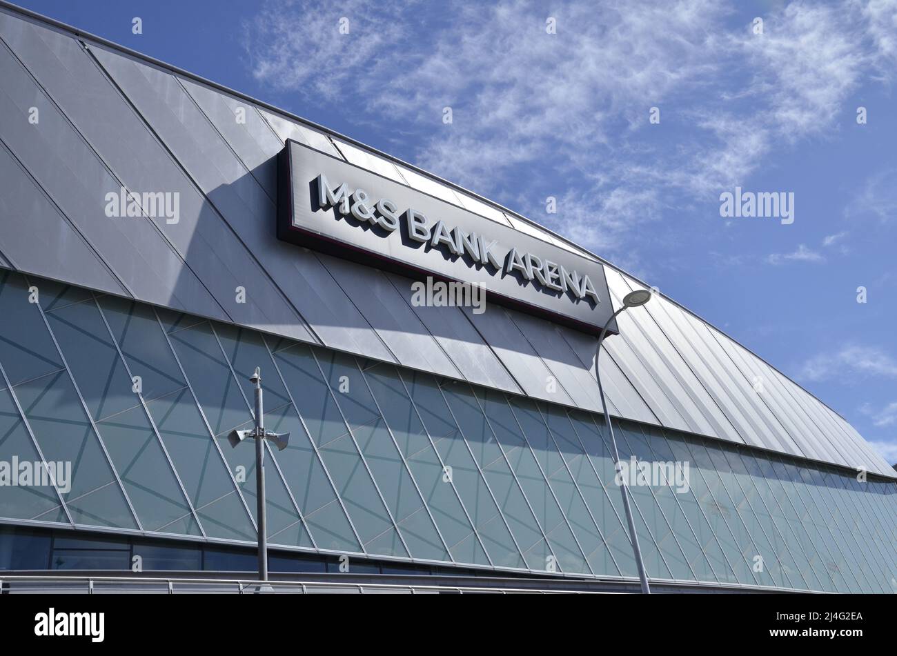 The M&S Bank Arena on the Kings Dock in Liverpool Stock Photo