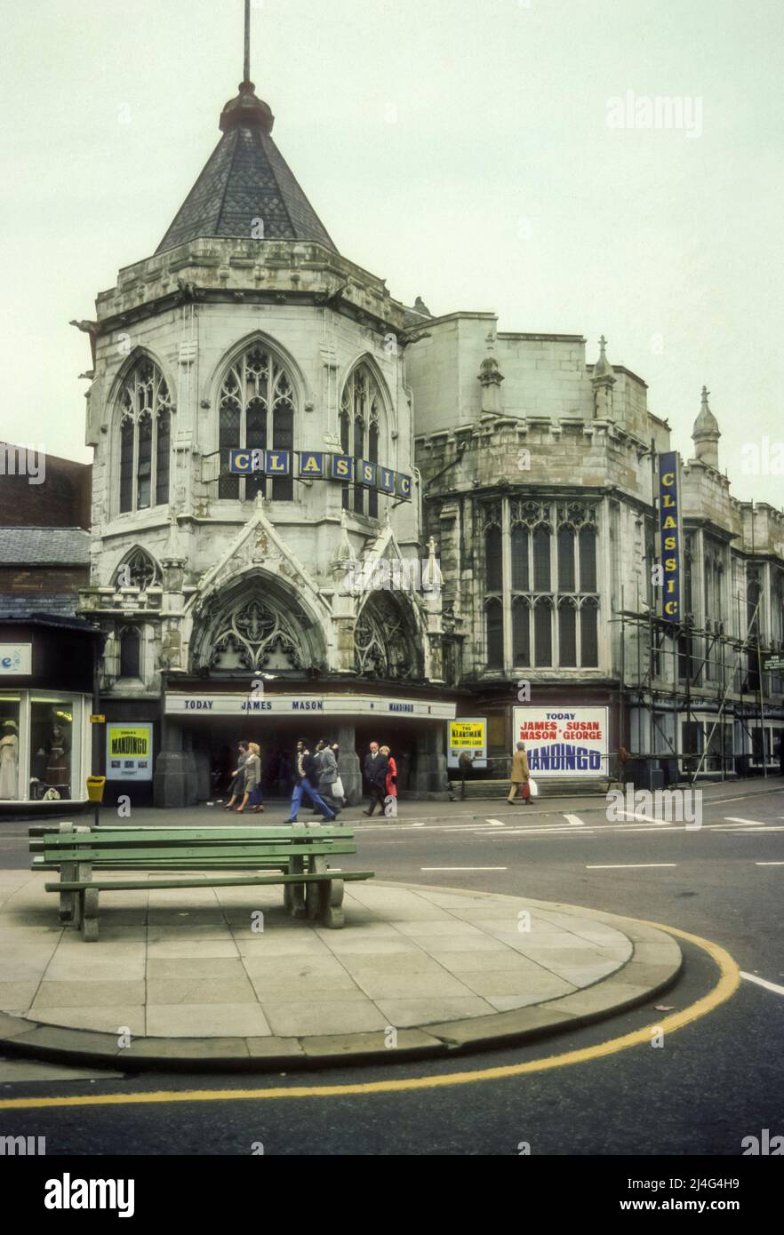 1975 archive image of Classic Cinema, Blackburn.  ### Stock Photo