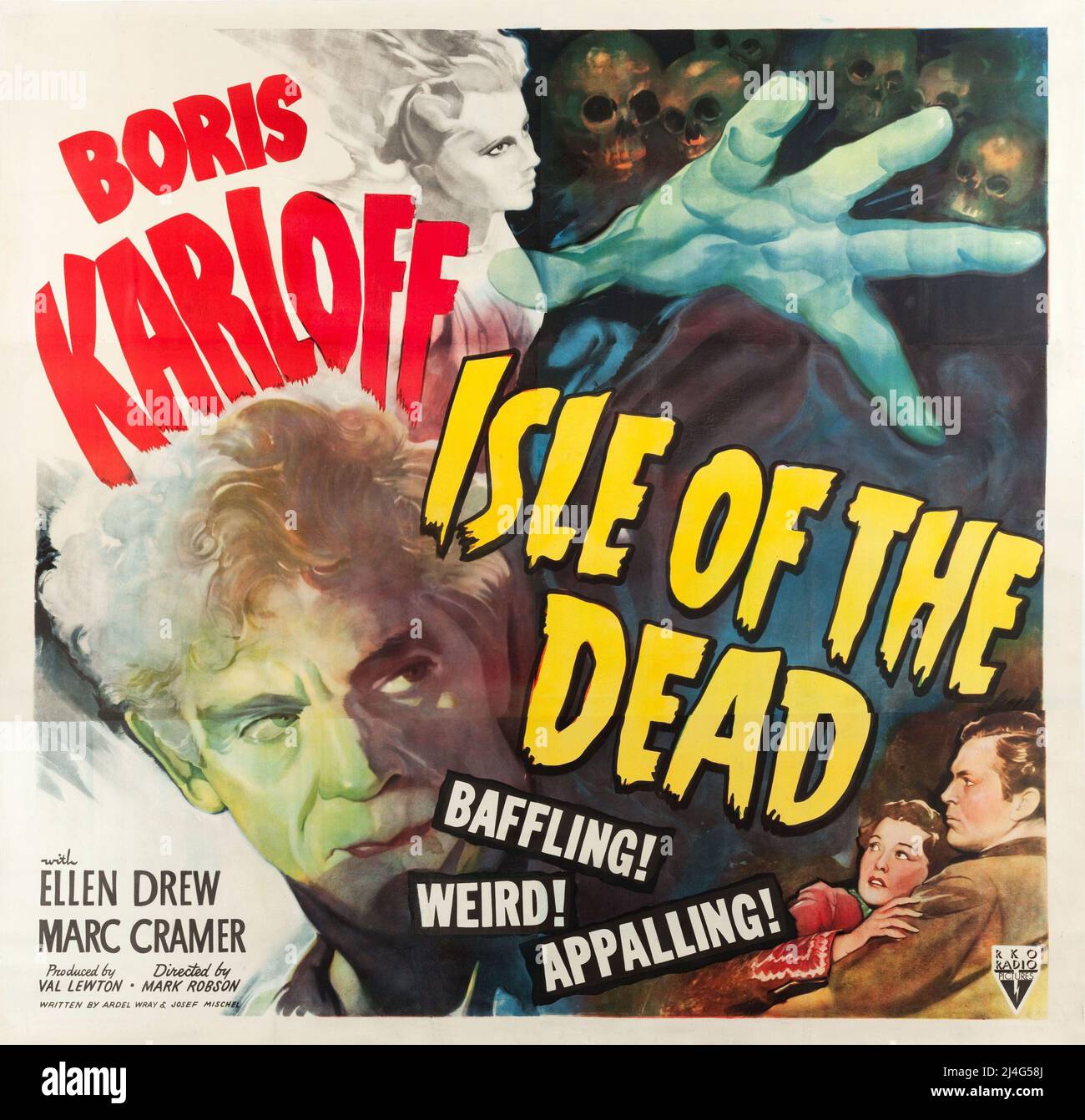 BORIS KARLOFF in ISLE OF THE DEAD (1945), directed by MARK ROBSON. Credit: RKO RADIO PICTURES / Album Stock Photo