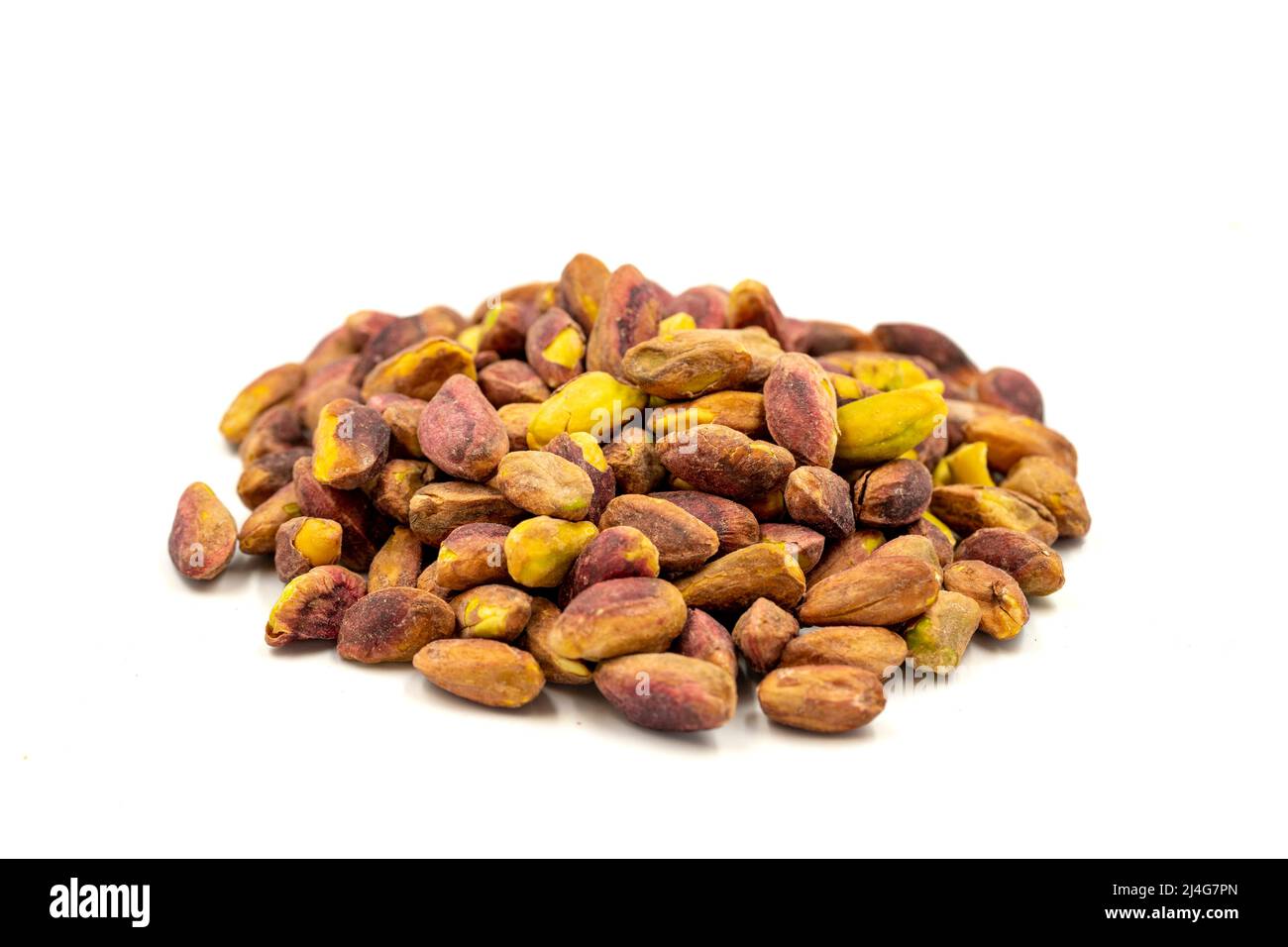 Premium Photo  Pistachio nuts in wooden bowl isolated on white background  top view