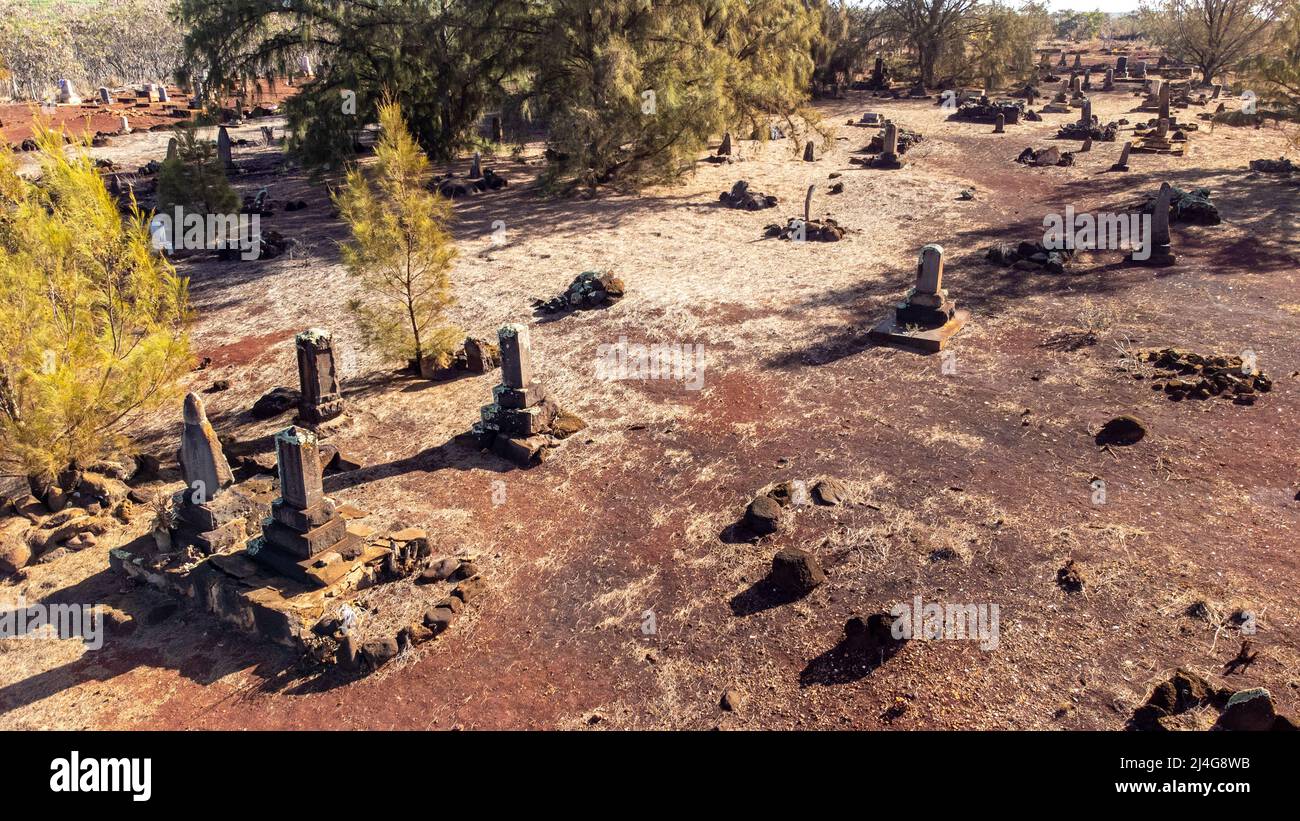 McBryde Sugar Plantation Cemetery, Kauai, Hawaii Stock Photo Alamy