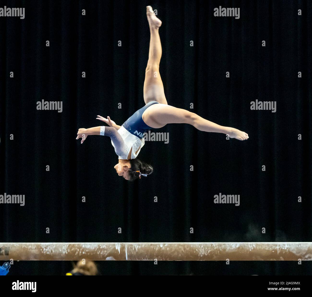 Salt Lake City, USA. 14th Apr, 2022. Auburn's Sunisa Lee, the 2020 ...