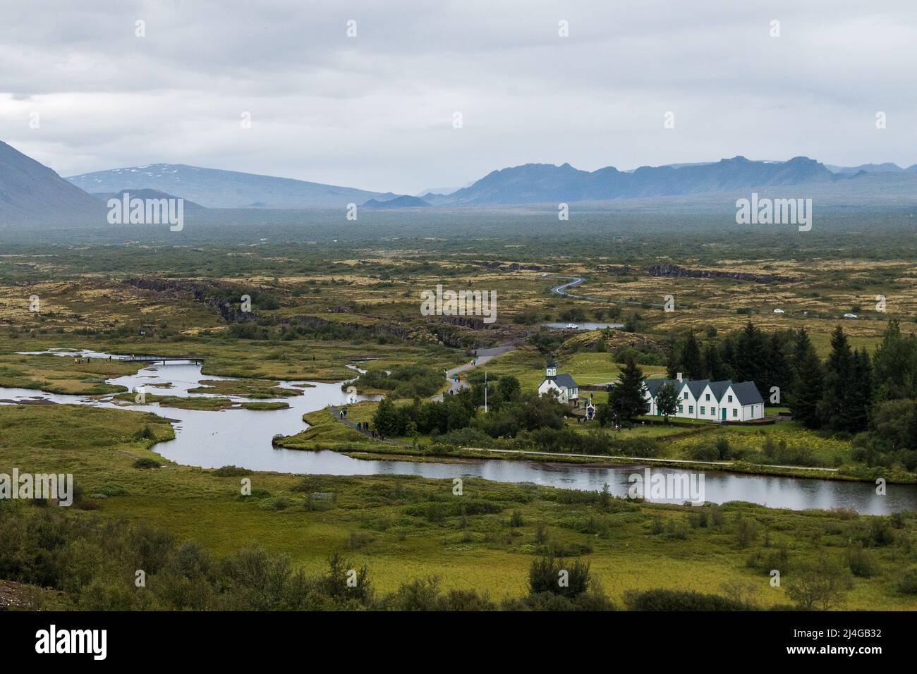 Iceland landscape Stock Photo