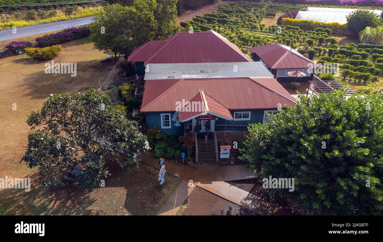 Kauaʻi Coffee Company, Kauai, Hawaii Stock Photo Alamy