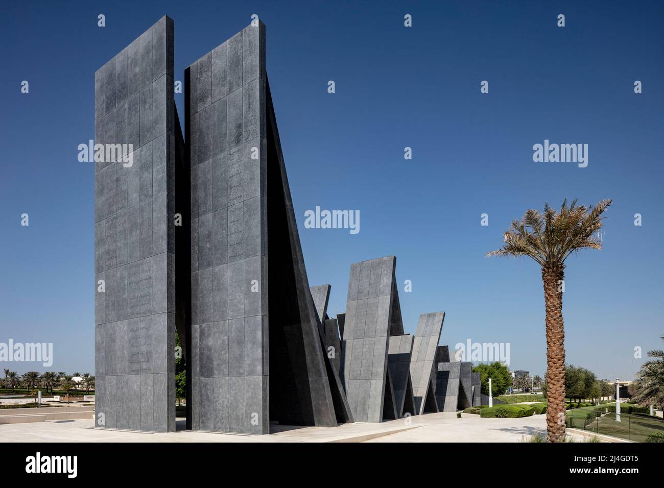 ABU DHABI, UNITED ARAB EMIRATES - October 30, 2021: The Wahat Al Karama memorial in Abu Dhabi. ( Ryan Carter ) Stock Photo