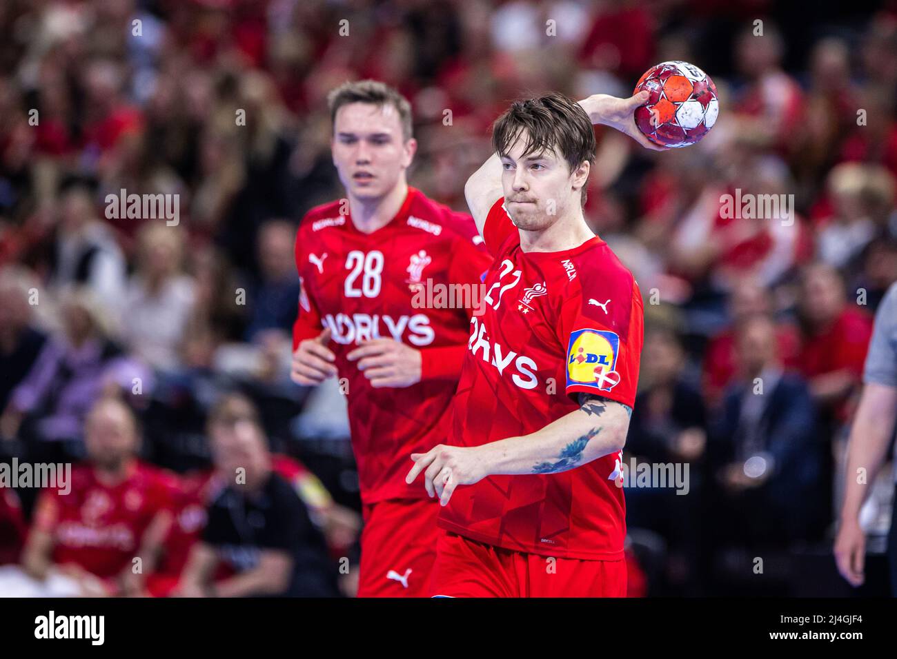 Copenhagen, Denmark. 14th Apr, 2022. Michael Damgaard (27) of Denmark