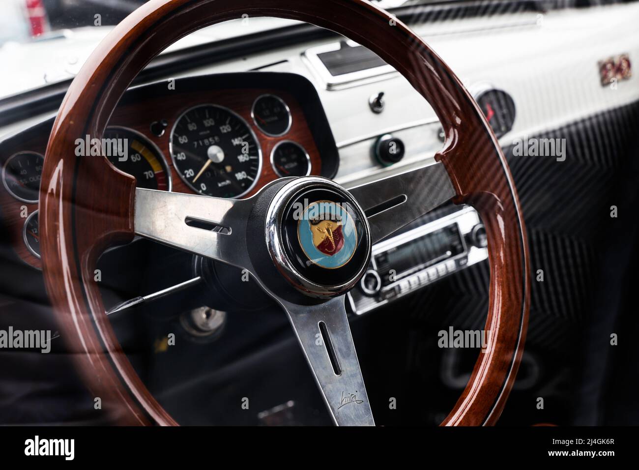 Seat Abarth 595 SS interior Stock Photo