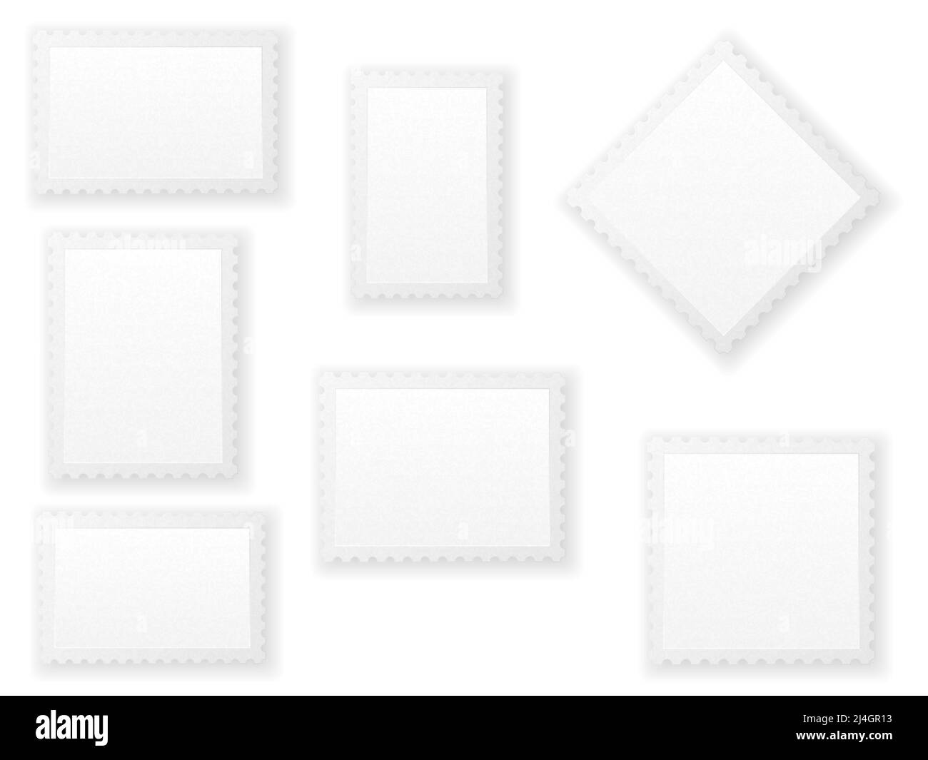 Postage stamp on a white background. Vector illustration Stock Photo ...