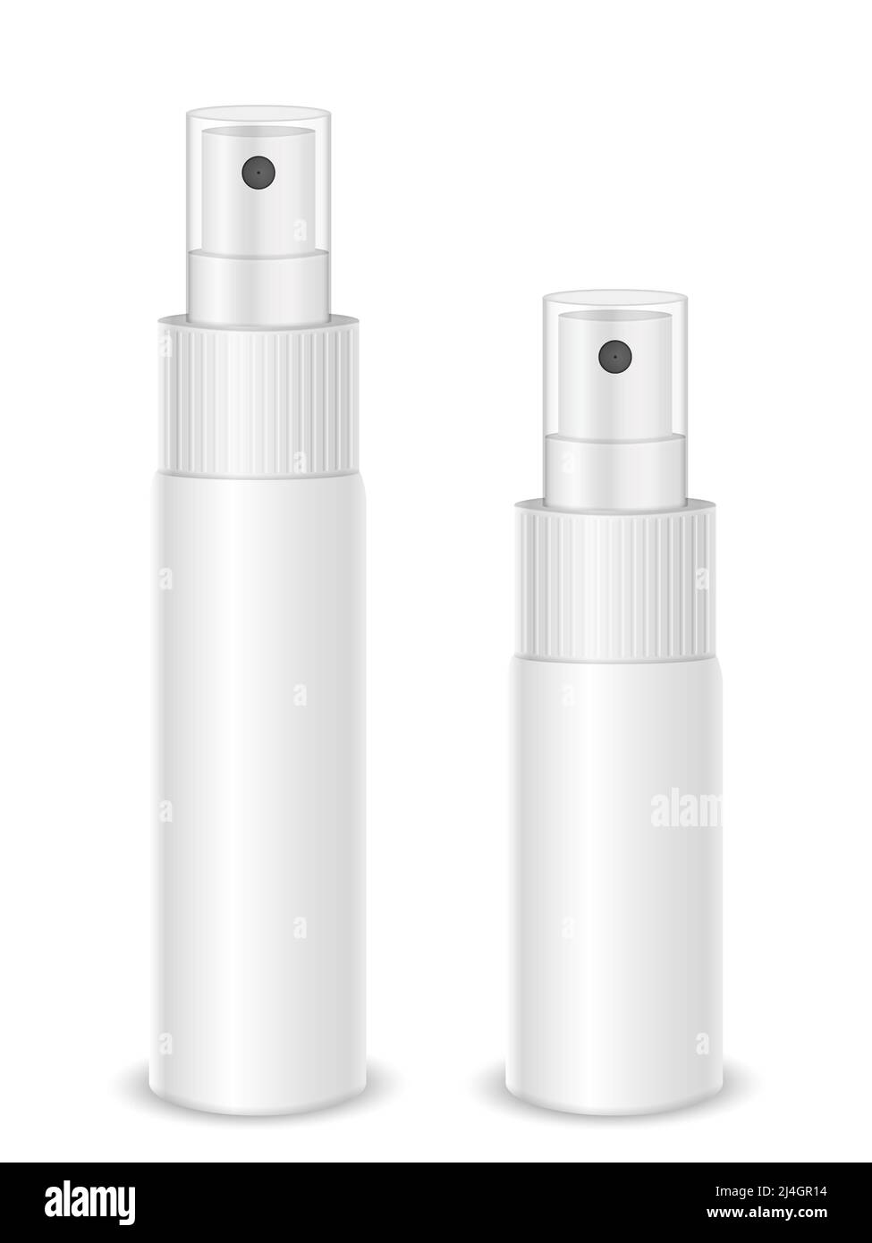 Spray bottle set on a white background. Vector illustration Stock Photo ...