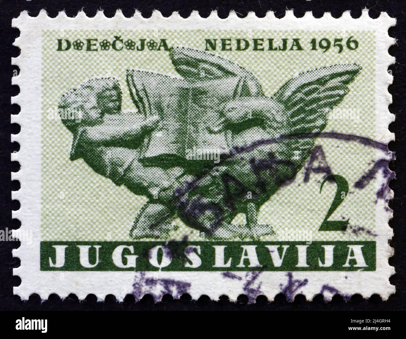 YUGOSLAVIA CIRCA 1956 a stamp printed in the Yugoslavia shows