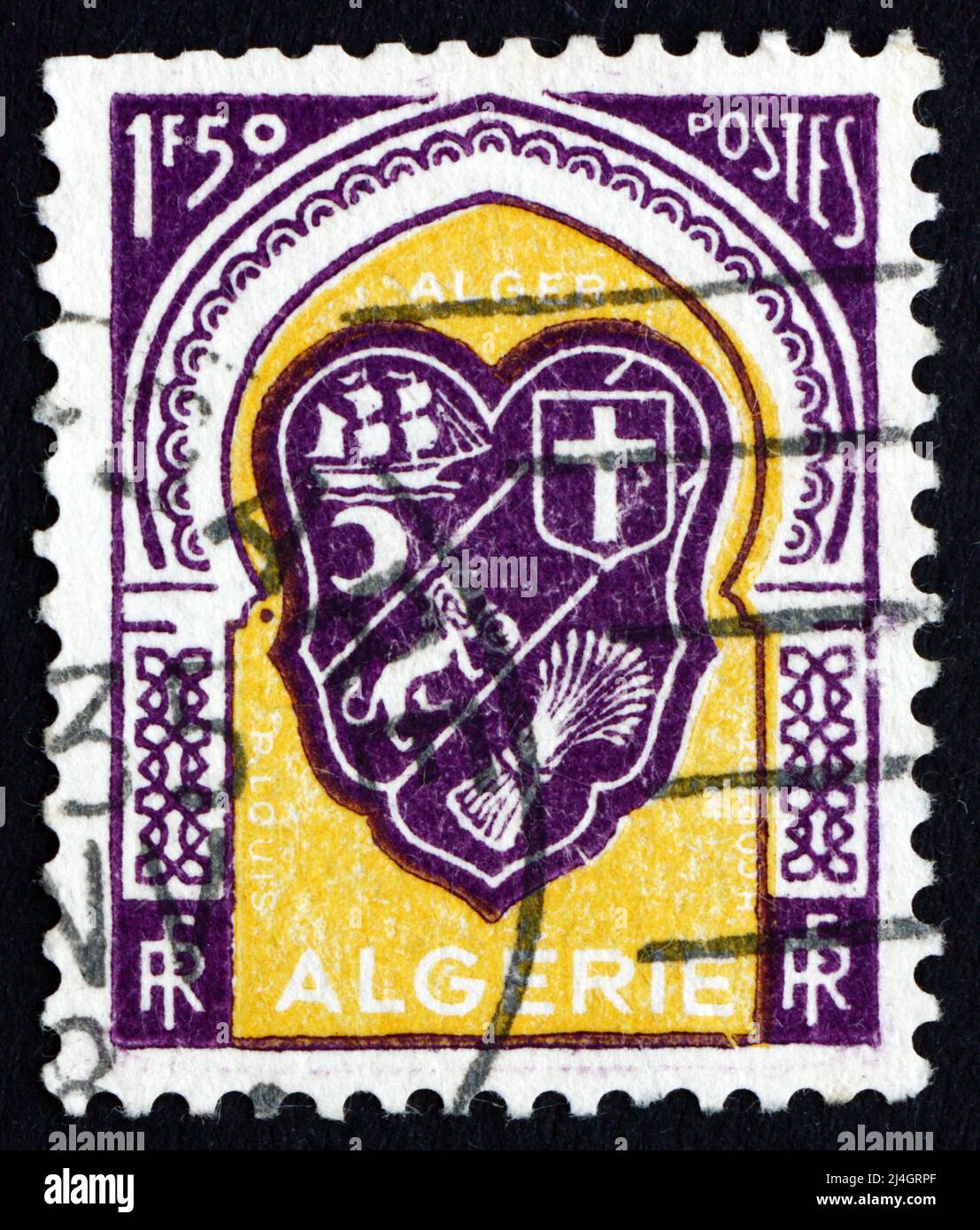 Postage stamp algeria hi-res stock photography and images - Alamy