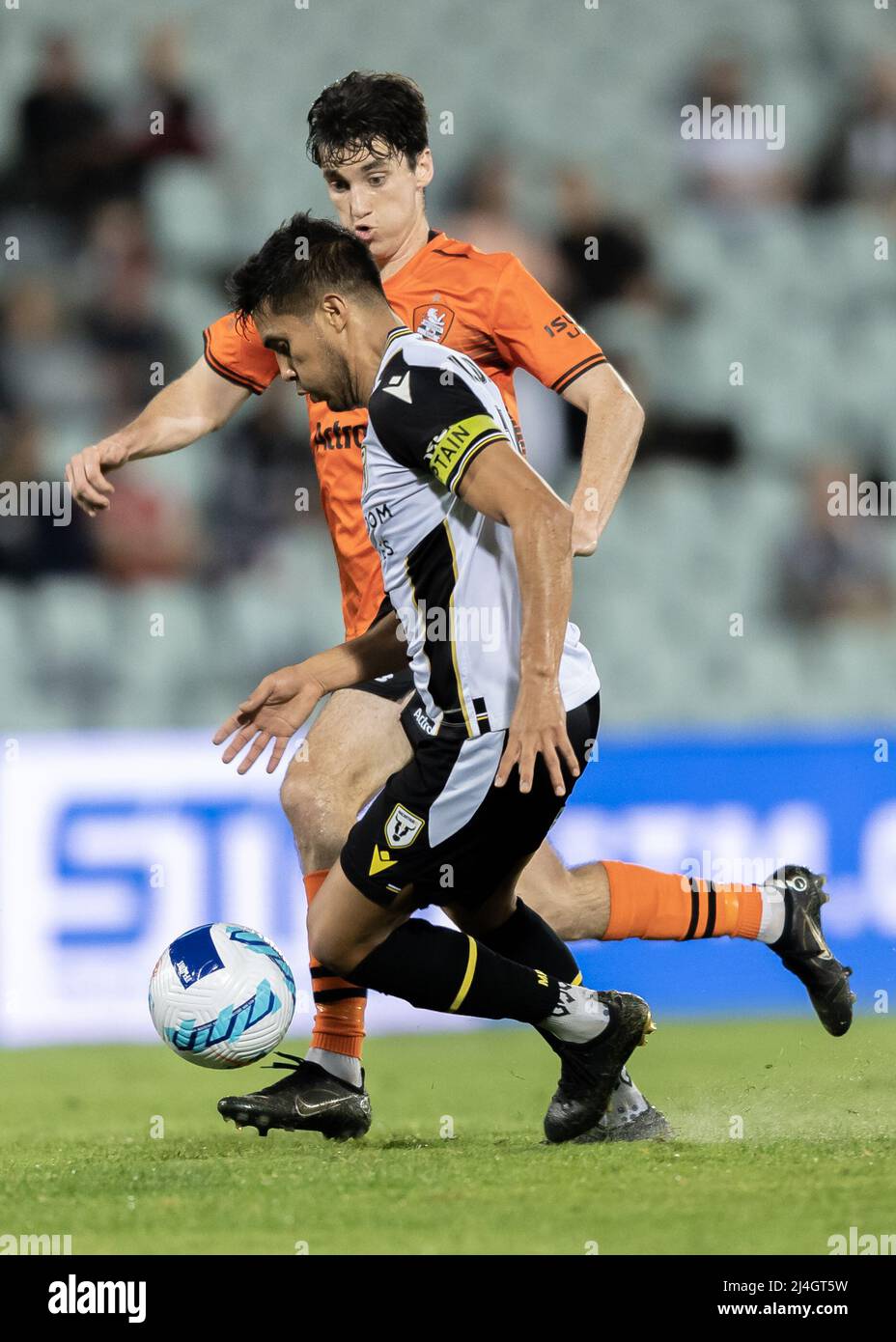 19th February 2022 ; Campbelltown Sports Stadium, South Western Sydney,  Australia; A-League football Macarthur FC versus Adelaide; Ulises Dávila of Macarthur  FC during his pre match warm up Stock Photo - Alamy