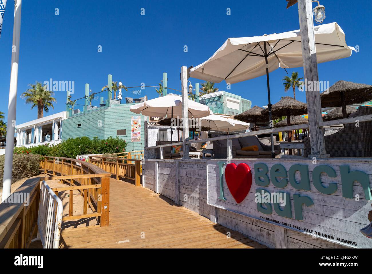 Praia de Vale do Lobo, Algarve Portugal Stock Photo Alamy