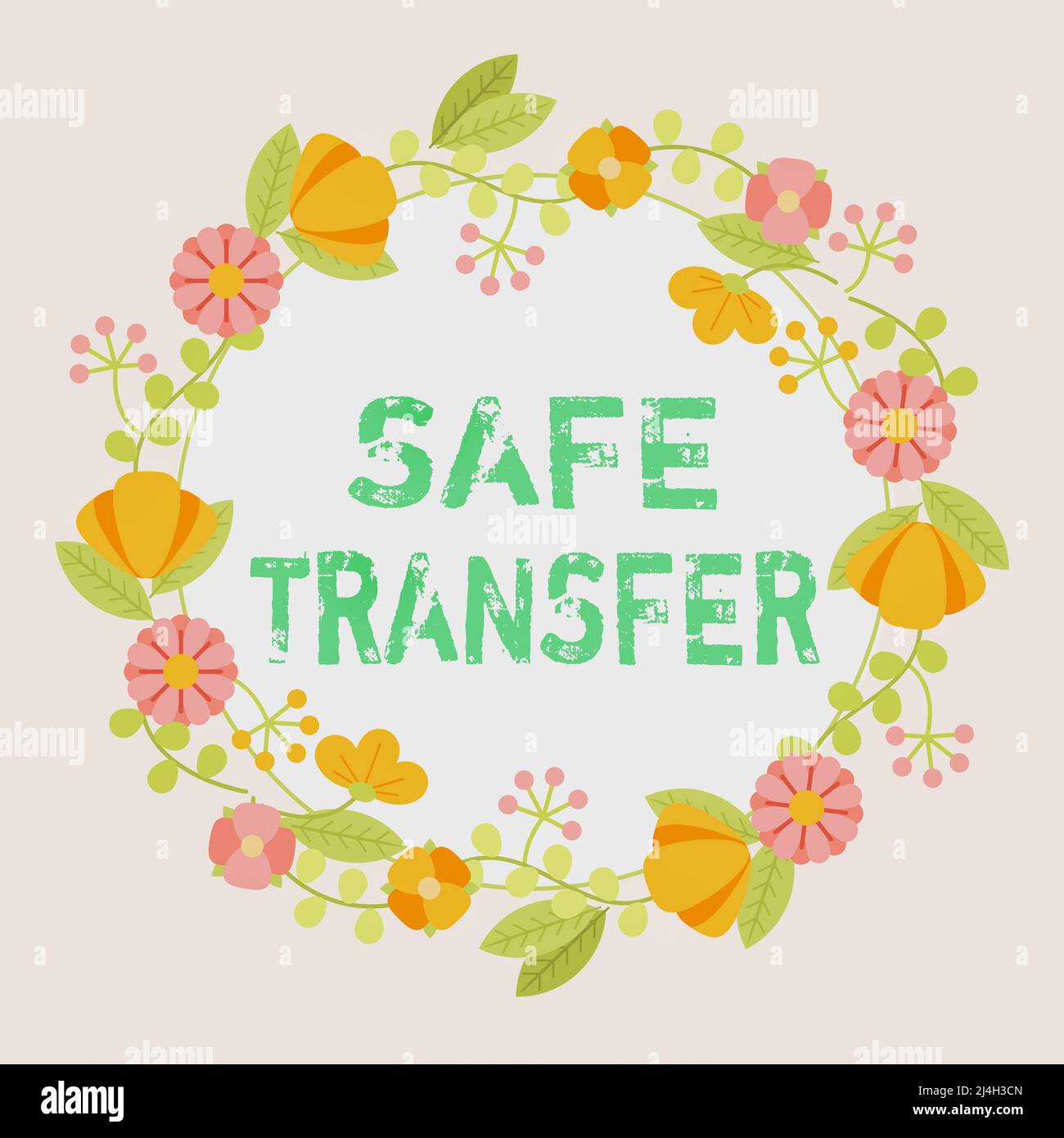 Now Transfering Sign Hand writing sign Safe Transfer. Concept meaning Wire Transfers ...