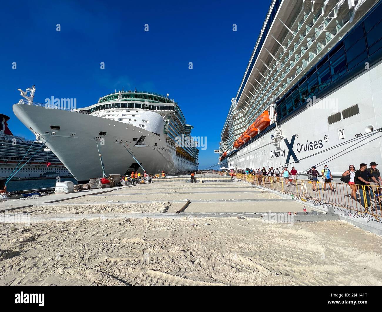 Nassau, Bahamas December 9, 2021 The Celebrity Reflection and Royal