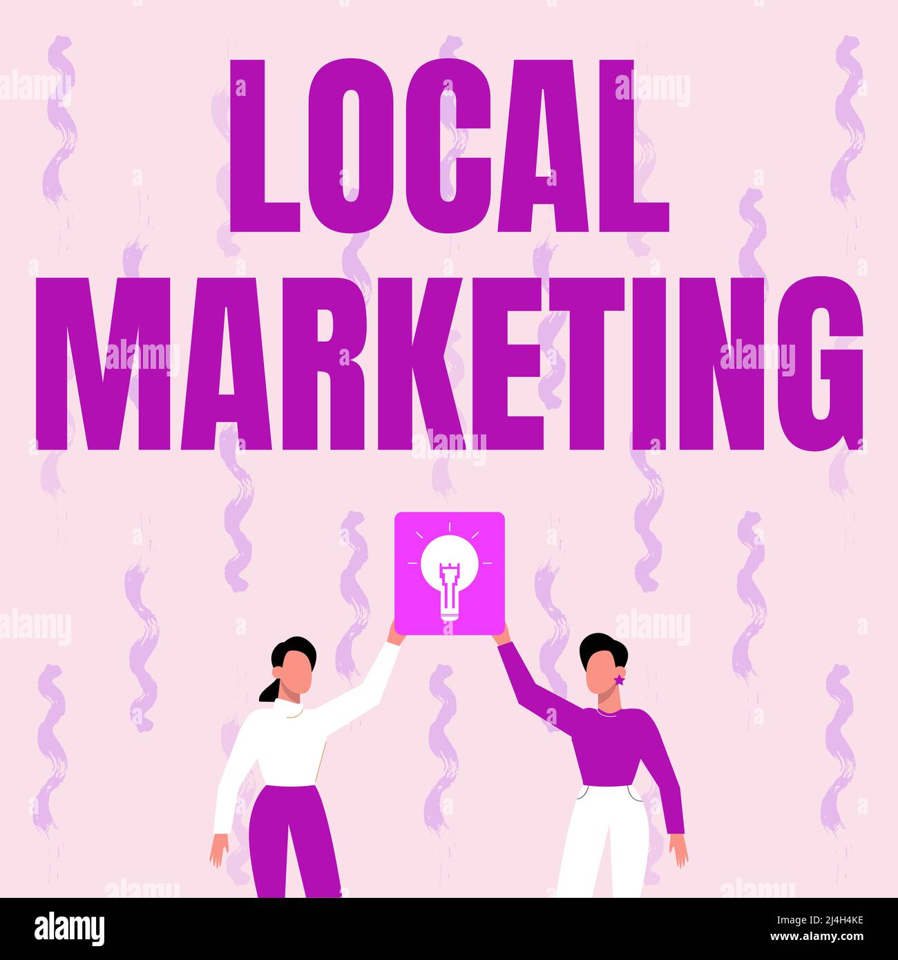 Hand writing sign Local Marketing. Concept meaning A local business