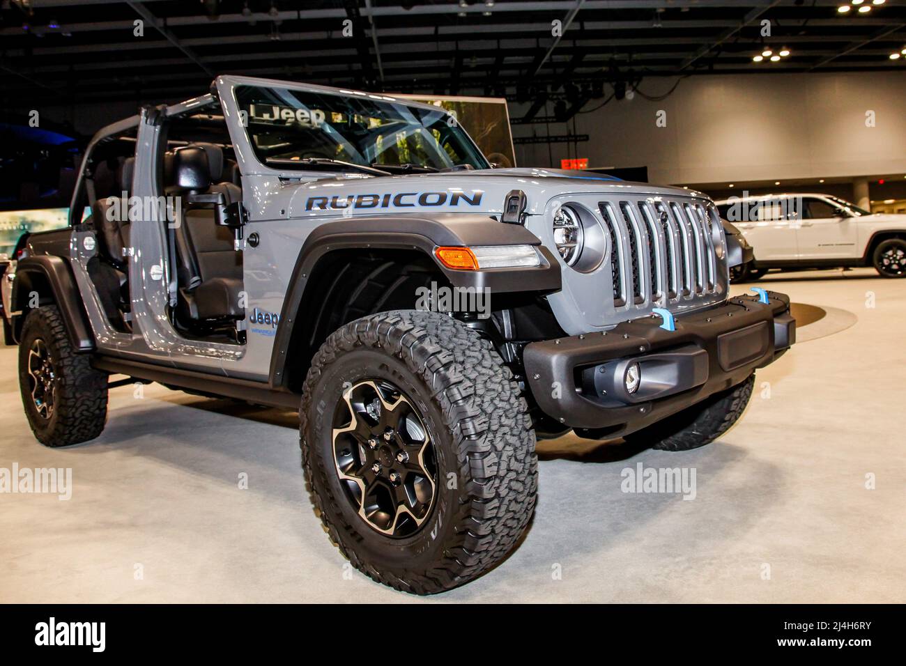 NEW YORK, NY, USA - APRIL 13, 2022: Jeep Wrangler Rubicon 2022 at NYIAS at  Jacobs Javits Center on Press Day 1 First show after 2019 Stock Photo -  Alamy