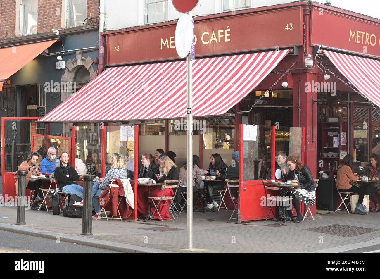 Café, Dublin City Centre Stock Photo Alamy