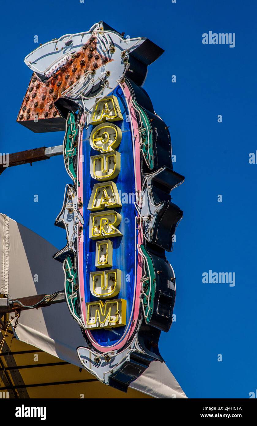 Wildwood, New Jersey neon sign Stock Photo Alamy