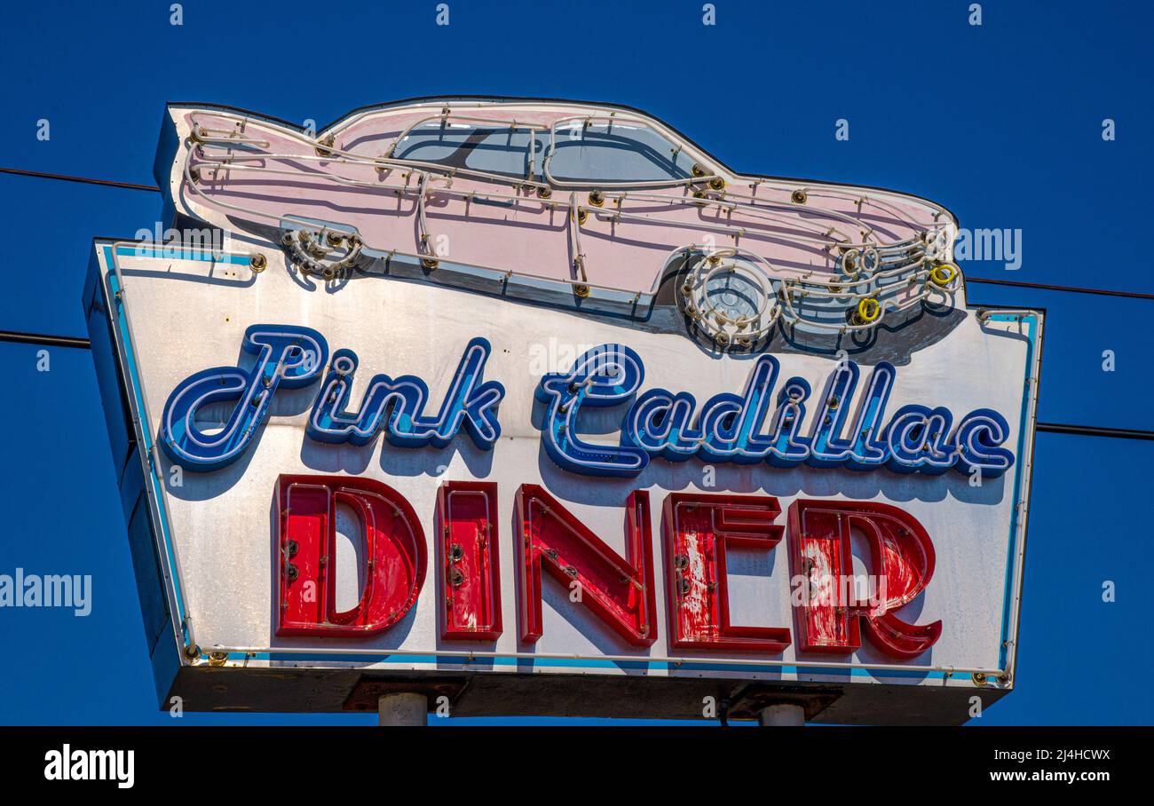 Wildwood, New Jersey neon sign Stock Photo Alamy