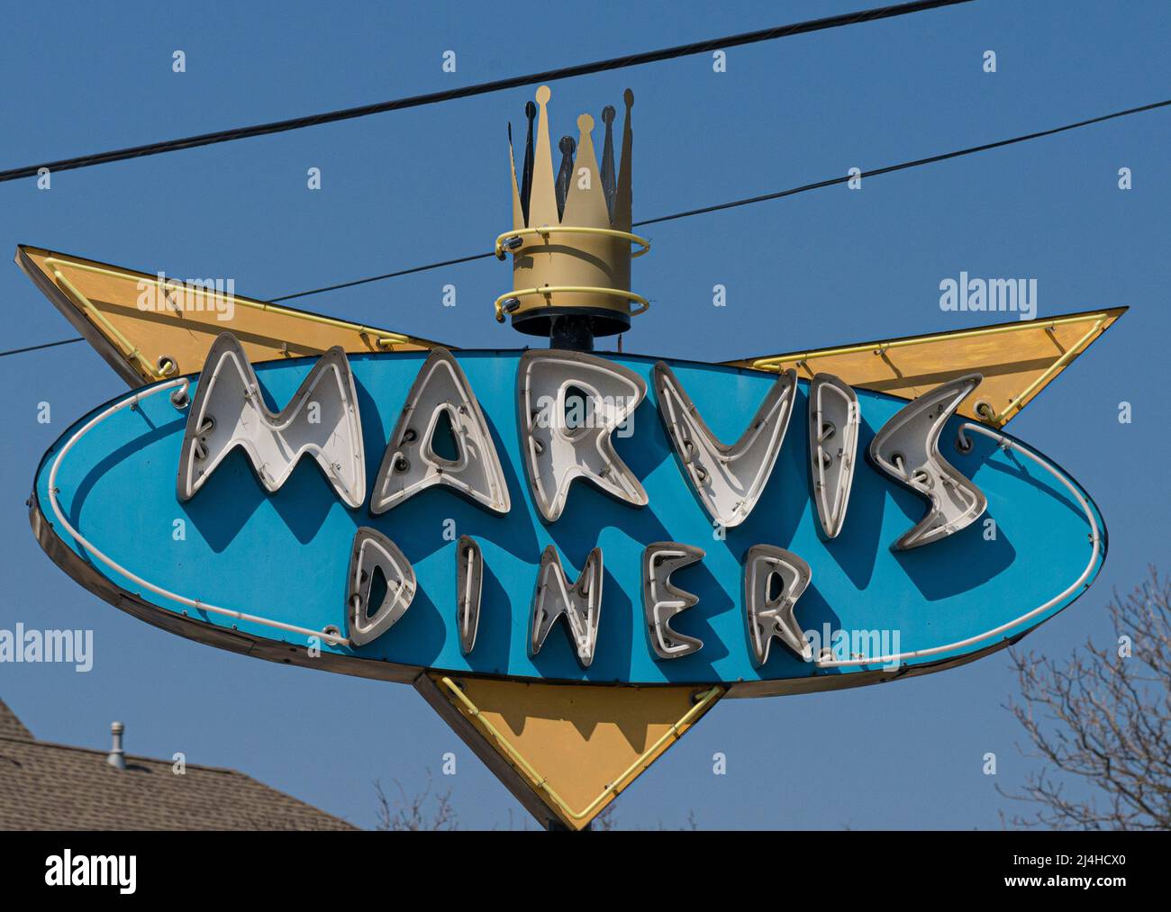 Wildwood, New Jersey neon sign Stock Photo Alamy