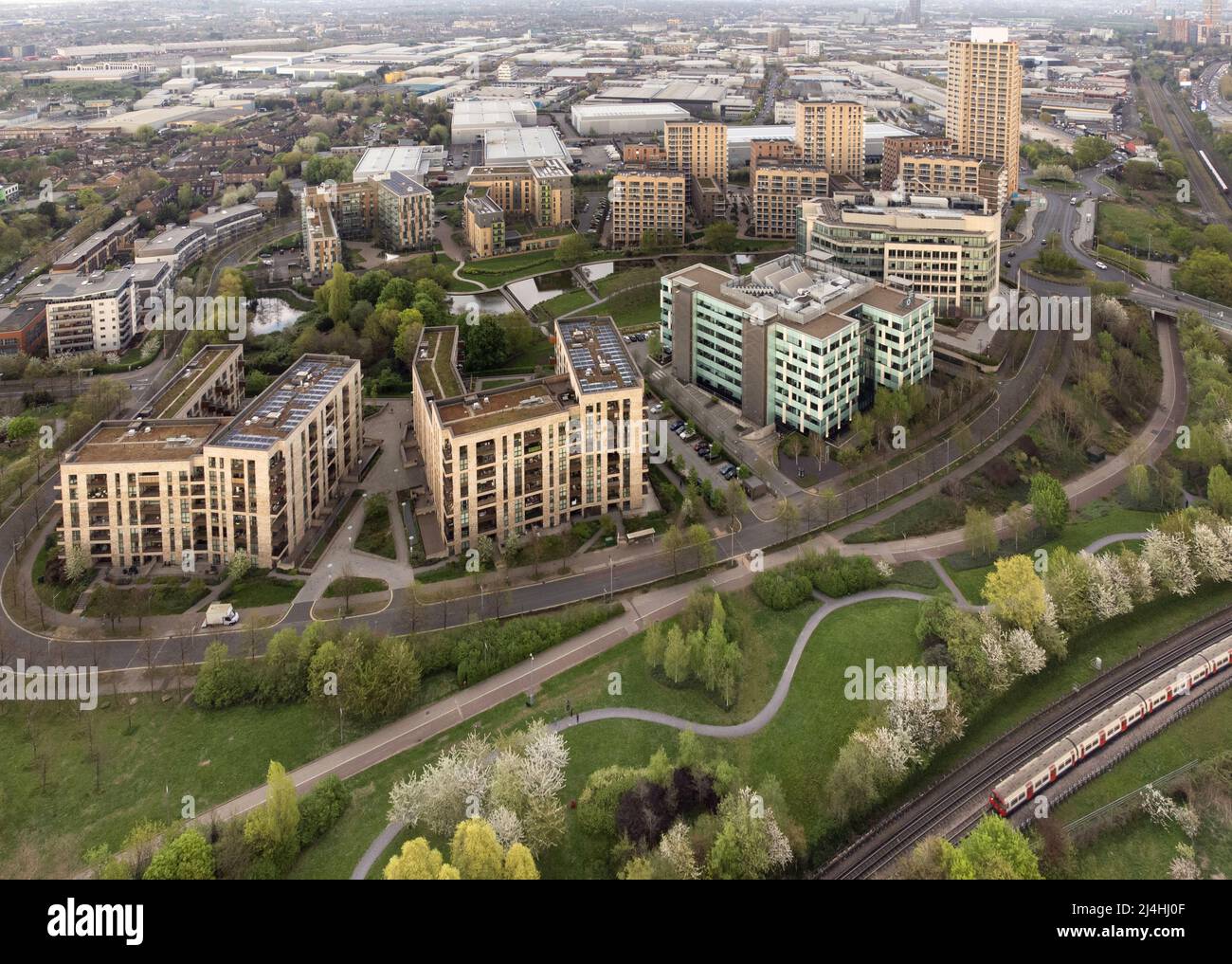 Lakeside drive development, park royal Stock Photo