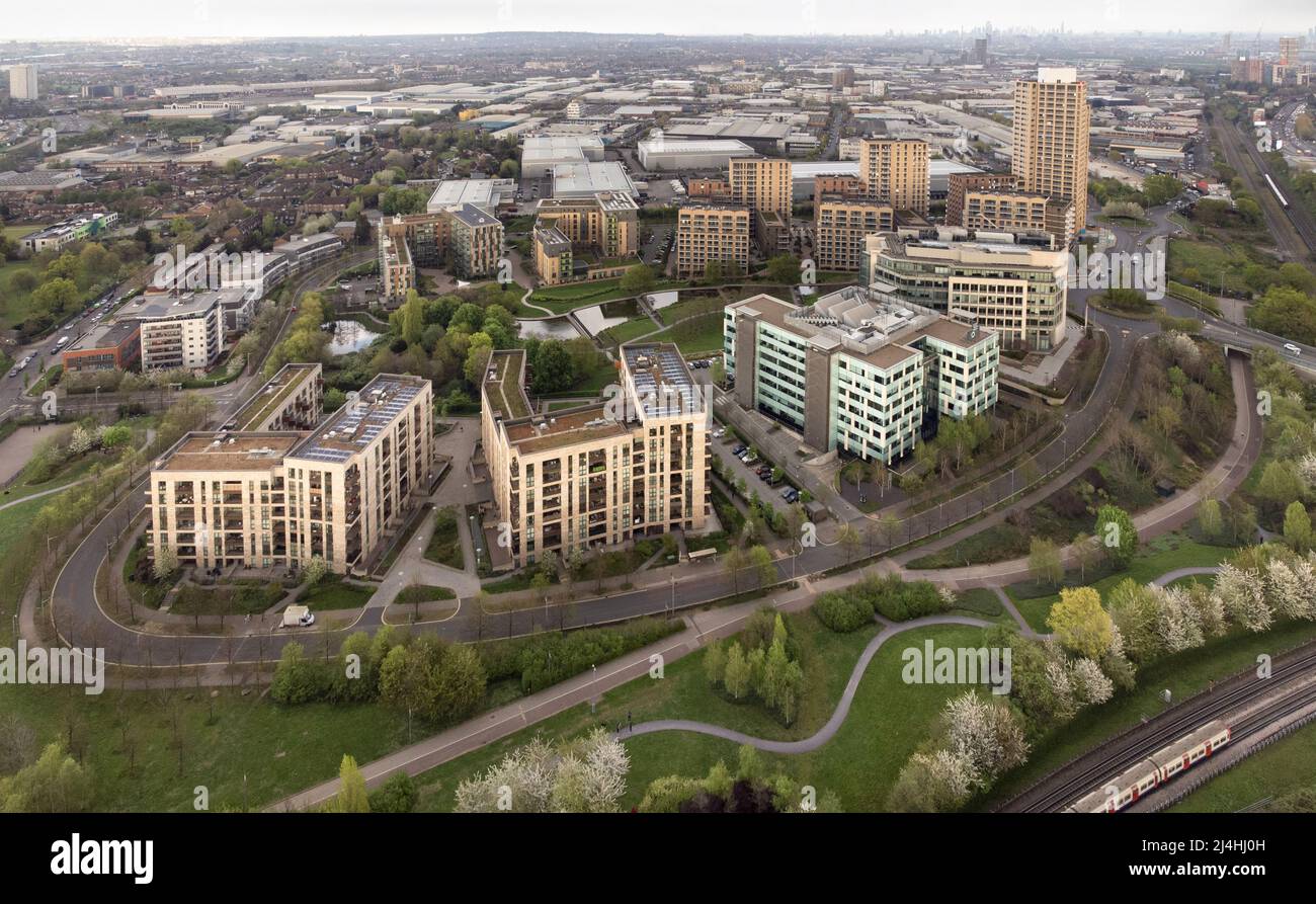 Lakeside drive development, park royal Stock Photo