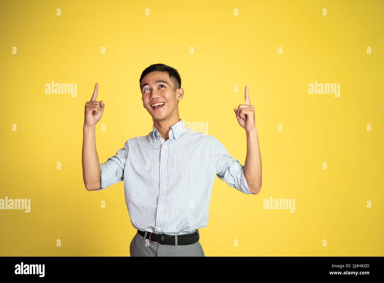 Hand two pointing fingers hi-res stock photography and images - Alamy