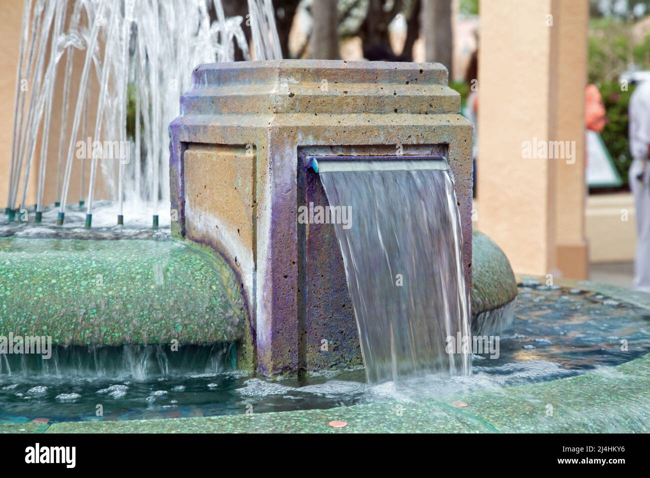Hollywood Studios Disney theme park, Orlando, Florida, USA, March 23rd, 2022, water features at the park Stock Photo