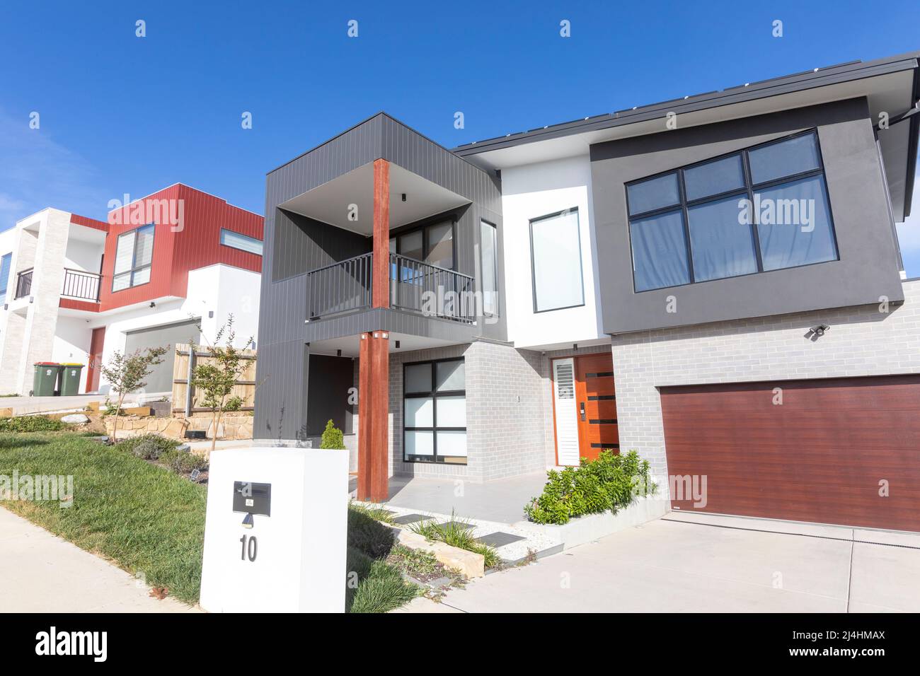 New homes houses built at Denman Prospect a new suburb in Canberra,ACT