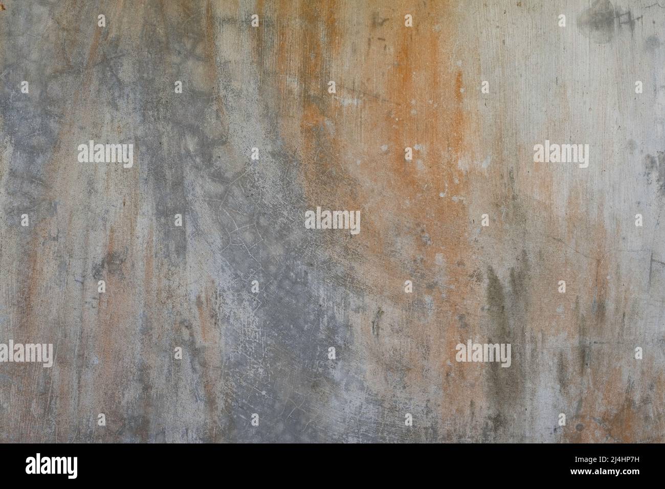 Distressed Yellow gray old concrete Wall. Abstract Grunge Modern