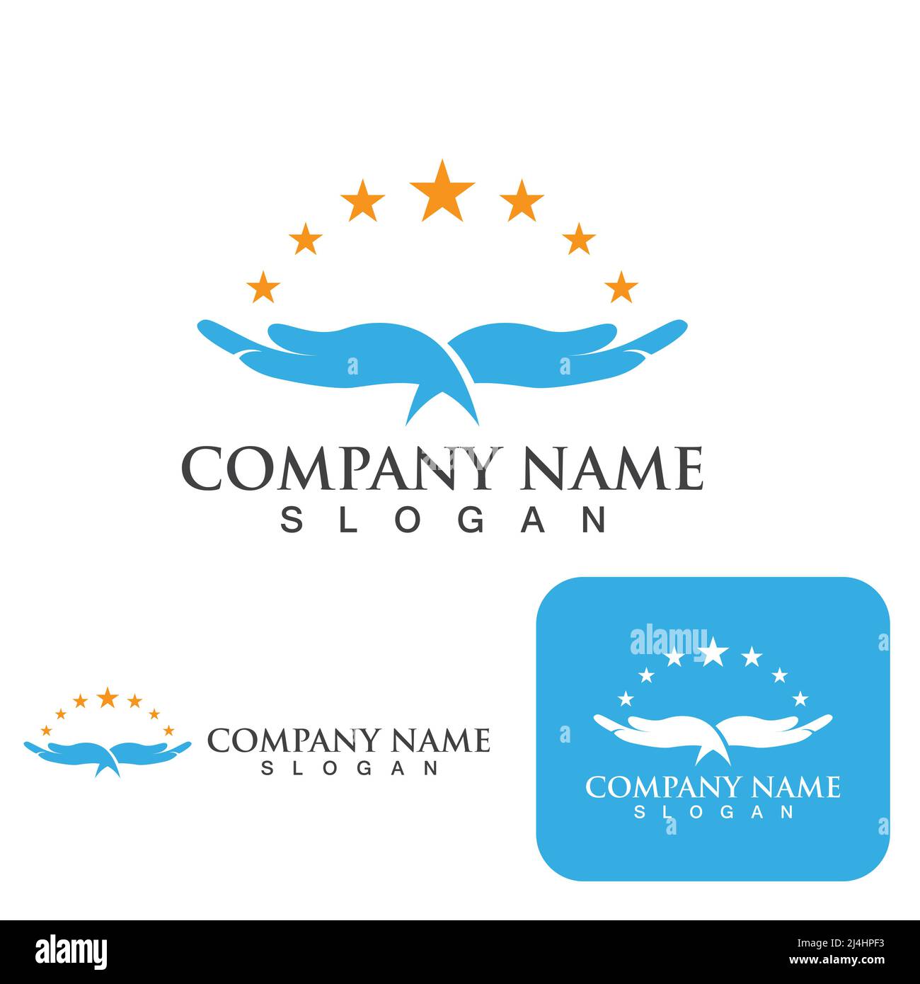 Hand care logo and symbol vector template Stock Vector Image & Art - Alamy