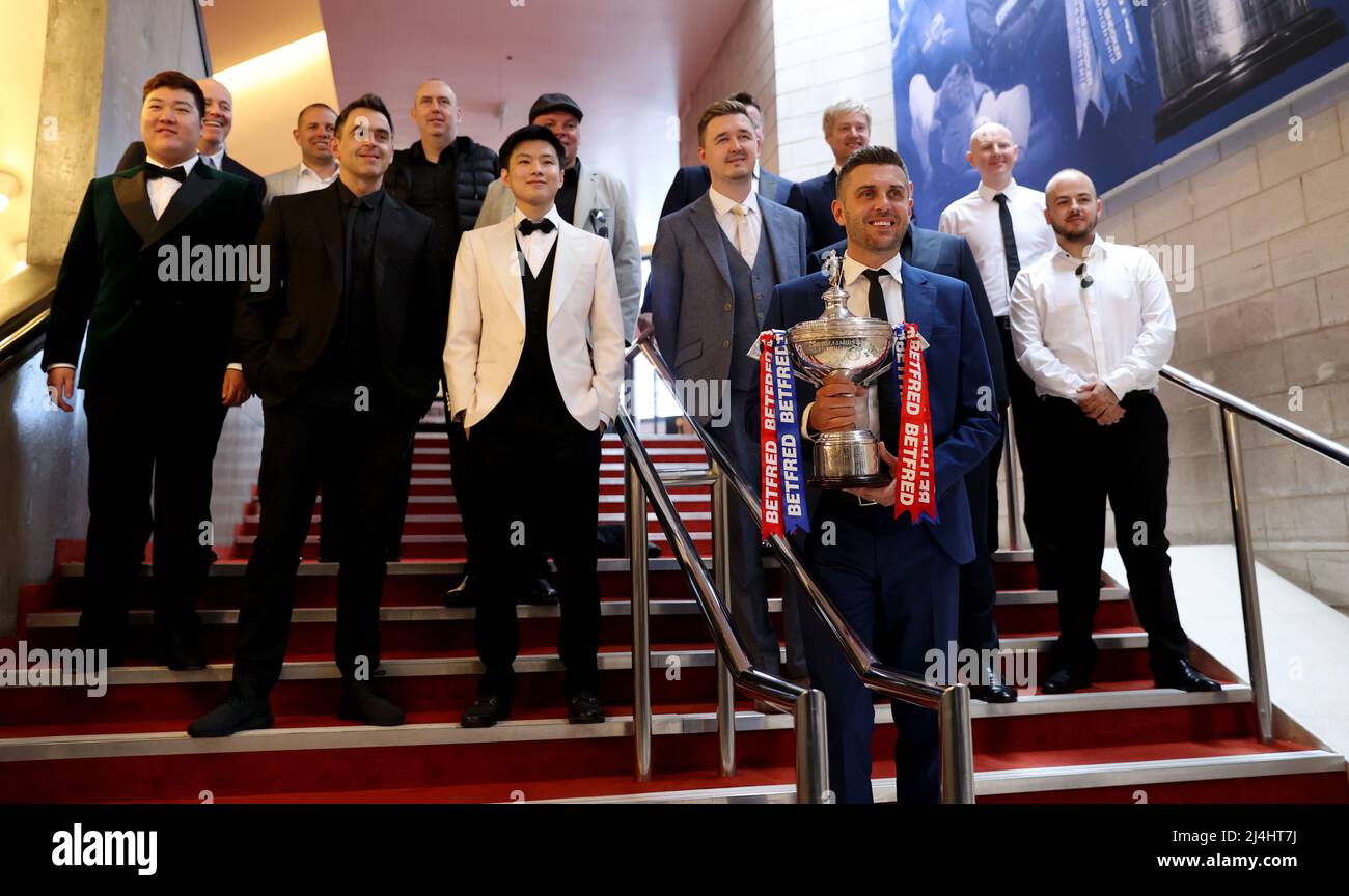 World snooker championships trophy hi-res stock photography and images