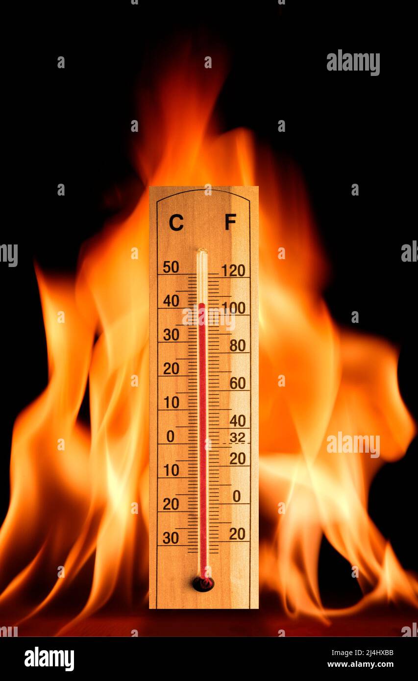 Heatwave, conceptual image Stock Photo
