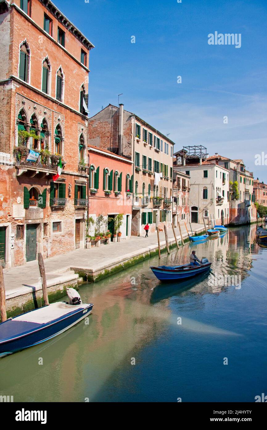 The Cannaregio Quarter in Venice, Italy Stock Photo