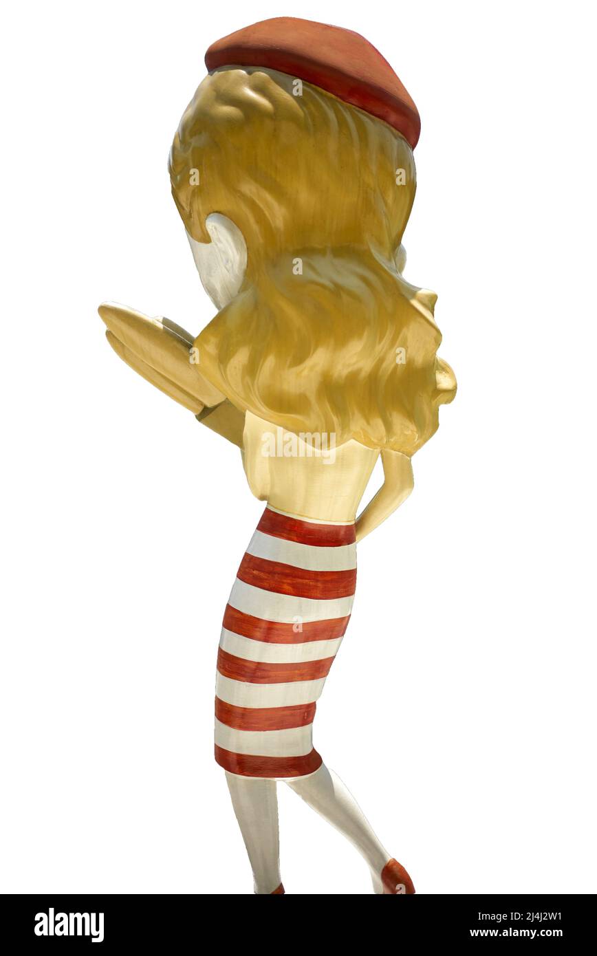 Woman beret Cut Out Stock Images Pictures Alamy