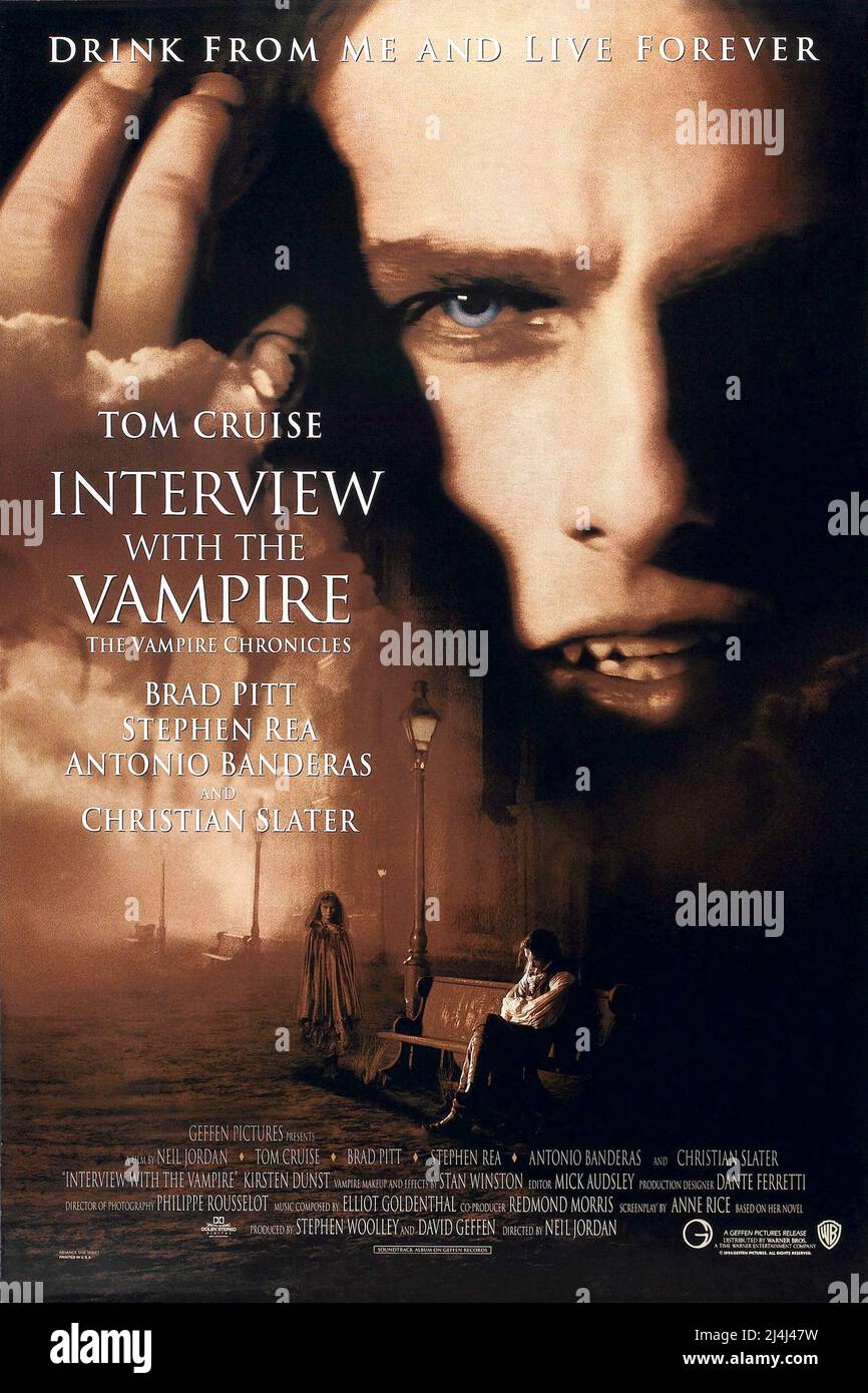 TOM CRUISE in INTERVIEW WITH THE VAMPIRE (1994), directed by NEIL JORDAN. Credit: GEFFEN PICTURES / Album Stock Photo