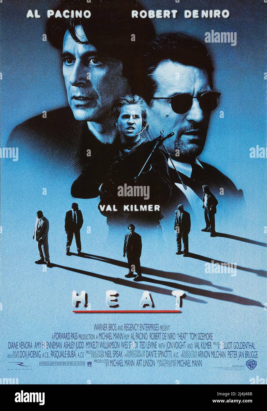 AL PACINO, ROBERT DE NIRO and VAL KILMER in THE GETAWAY (1994